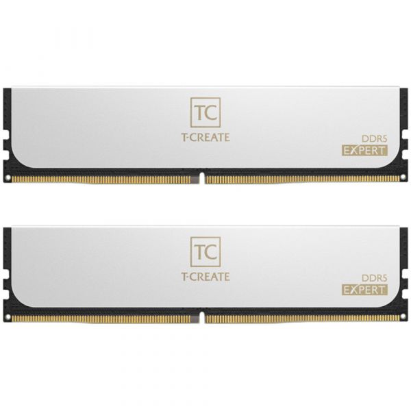 Memória RAM TEAM GROUP KIT 48GB (2 X 24GB) DDR5 6400MHZ T-CREATE Expert Branco CL32