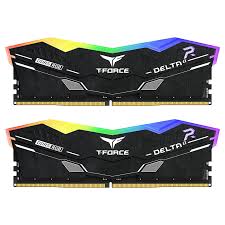 Memória RAM Teamgroup T-FORCE DELTA RGB 32GB (2x16GB) DDR5 6000MHz CL30 Black