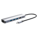 Manhattan Docking Station 153959 USB-C 6-em-1 4K HDMI 3xUSB 5Gb/s RJ45 PD 100W