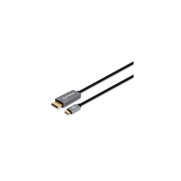 Manhattan 354851 Cabo Adaptador USB-C para DisplayPort 1.4 8K@60Hz 3m