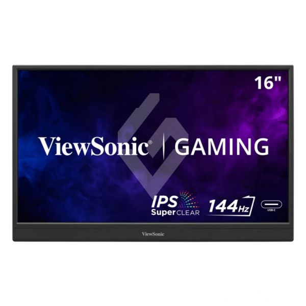 Monitor ViewSonic 16" VX1654 FHD 144Hz mini HDMI 2x USB Type-C Speakers