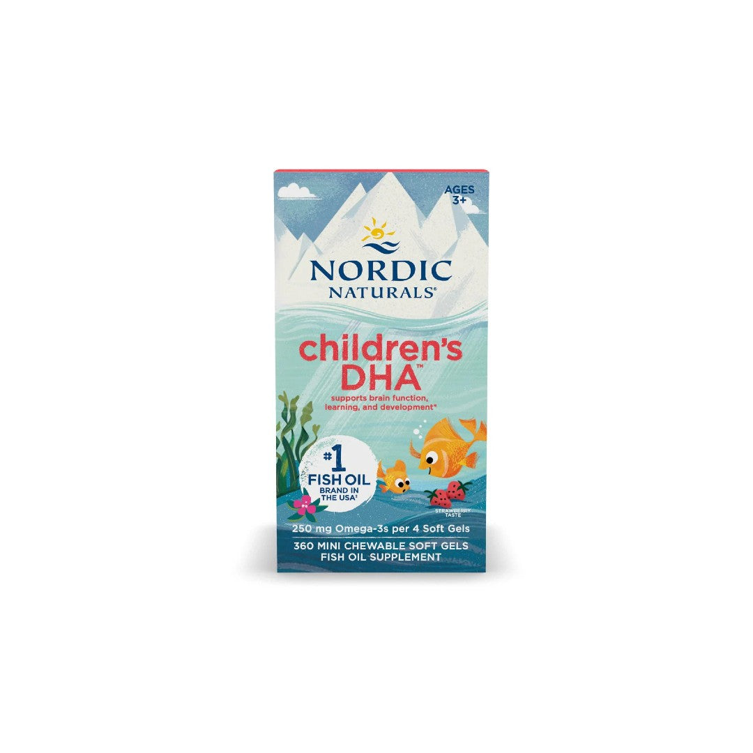 Children's DHA 360 Mini Chewable Soft Gels - Strawberry Taste