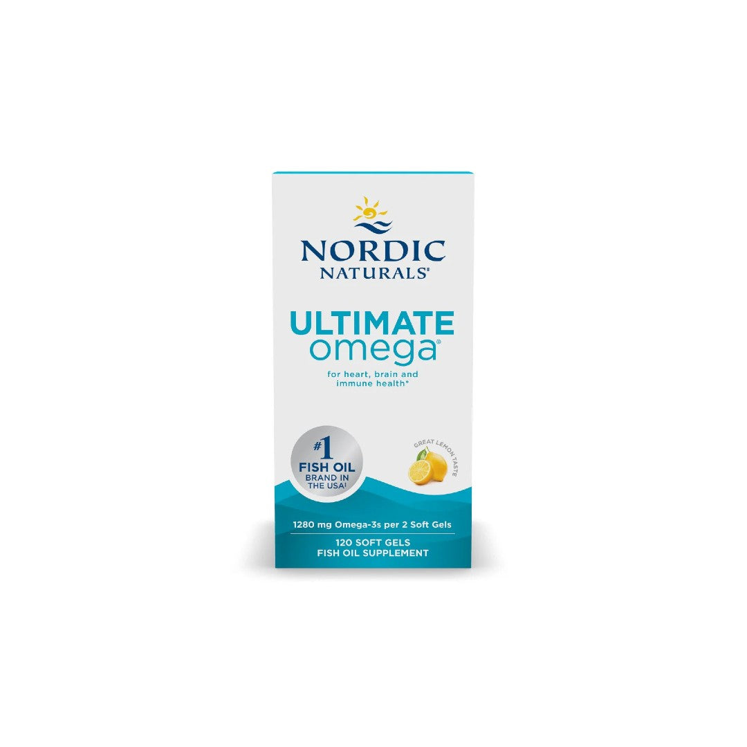 Ultimate Omega 120 Soft Gels - Great Lemon Taste