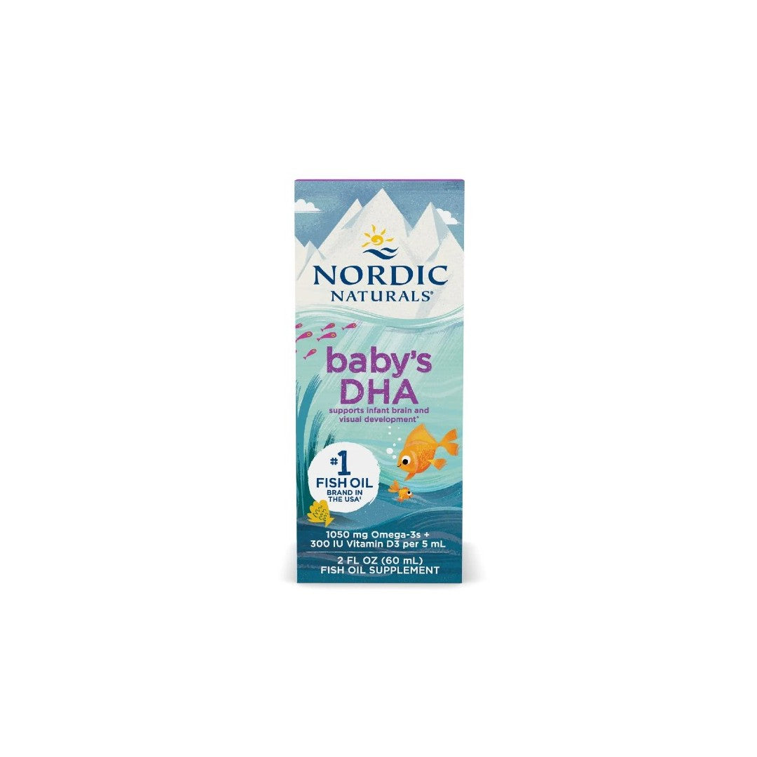Babys DHA with Vitamin D3 2 fl oz (60 ml)