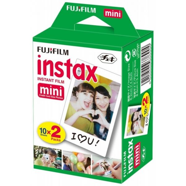 Fujifilm Carga Instax Mini Glossy Pack 2x10 Películas