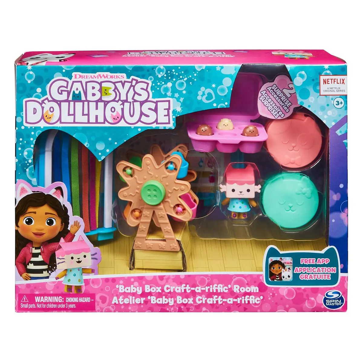 Gabby's Dollhouse Casa dos Trabalhos Manuais do Bebé Cartão