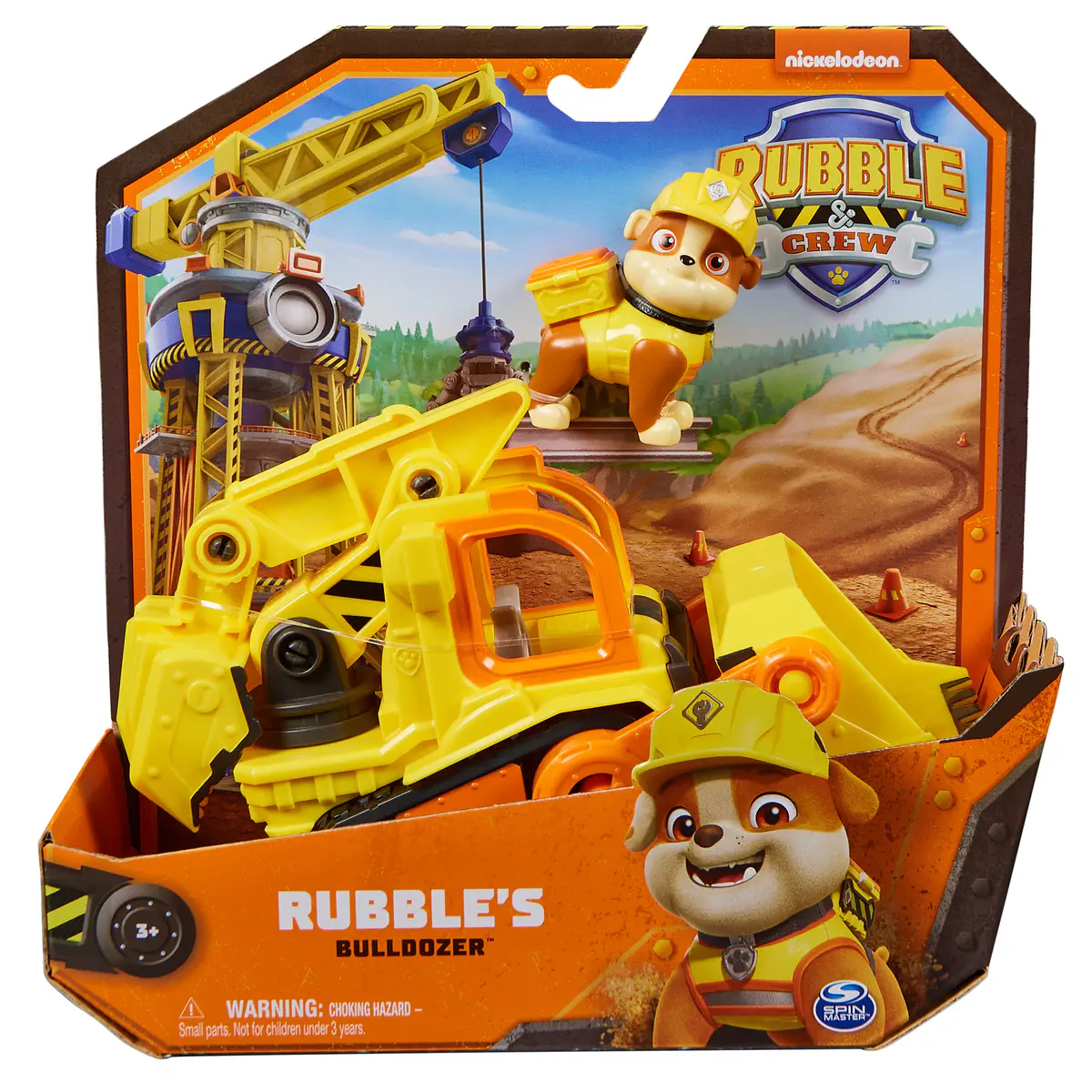 Spin Master Veículo Clássico Bulldozer Amarelo