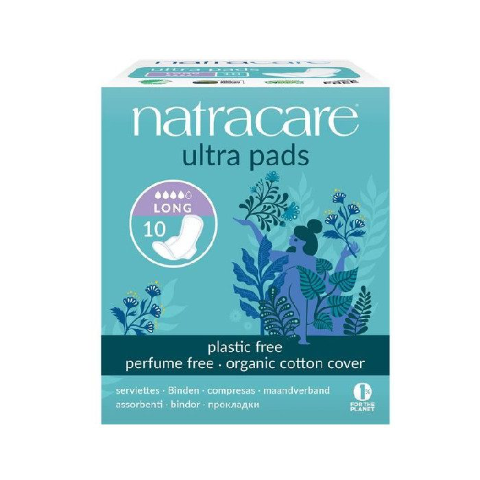 Natracare Pensos Higienicos Finos Abas Longos x 10
