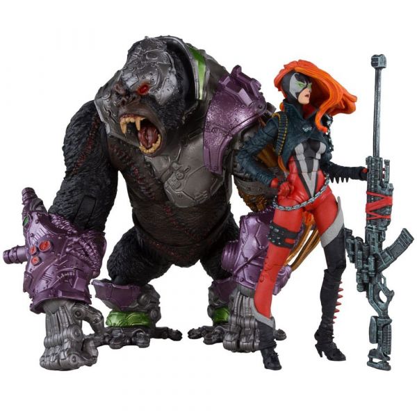 Mcfarlane Toys Spawn Action Pack Of 2 She Spawn & Cygor (gold Label) 18 Cm Figure