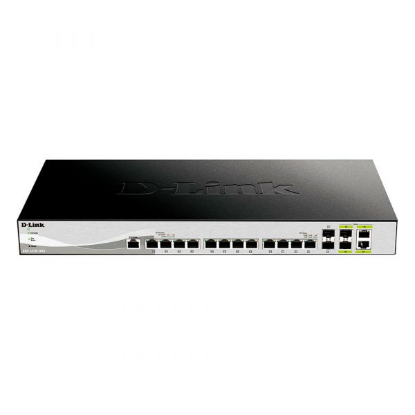 Switch D-Link DXS-1210-16TC/E 12 Portas 10G Ethernet Rackmount Gestão L2