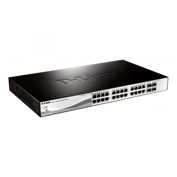 D-Link 28-Port Layer2 PoE Gigabit Smart Managed