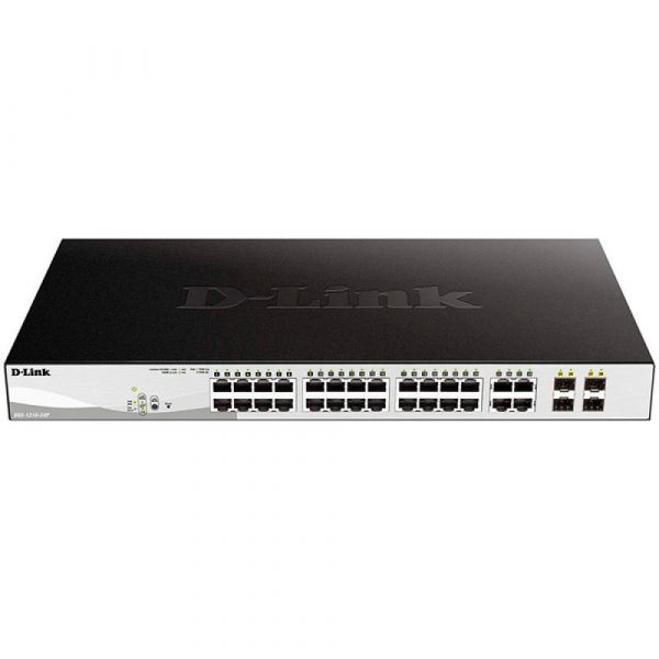 D-Link Switch 24-port Gigabit Poe+ Smart Switch + 4 Combo