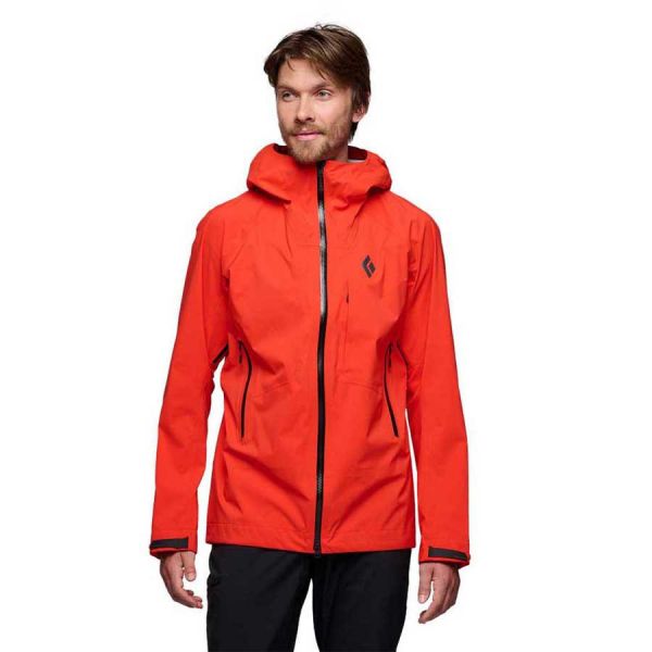 Black Diamond Highline Stretch Shell Jacket Laranja S Homem