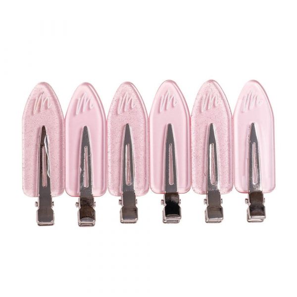Mermade Clips sem Vincos Rosa 6 Unidades