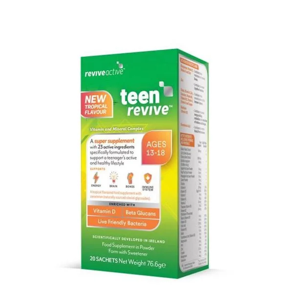 Revive Active Teen Vitaminas e Minerais 20 Saquetas