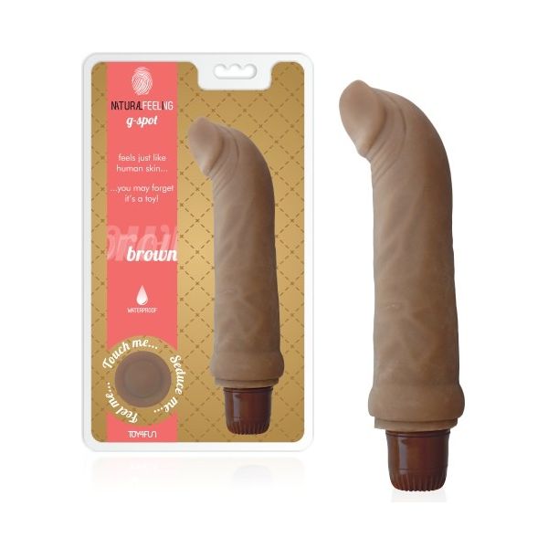 Toy4Fun Vibrador Natural Feeling G-spot Brown