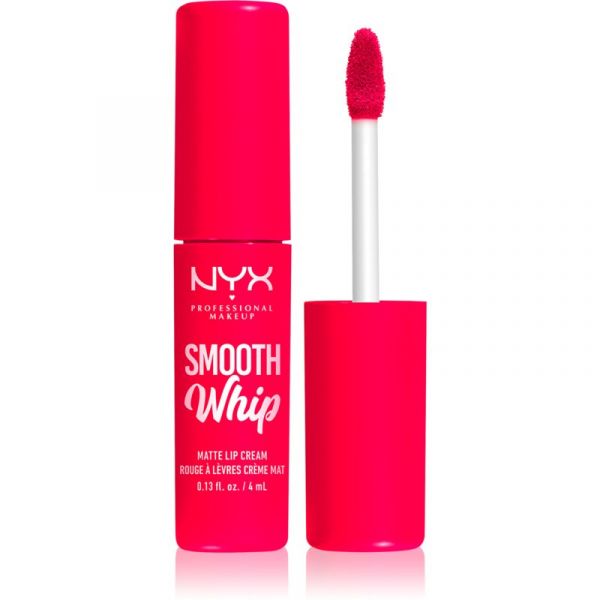 NYX Professional Makeup Smooth Whip Matte Lip Cream Batom com Efeito Aveludado Tom 10 Pillow Fight 4 ml