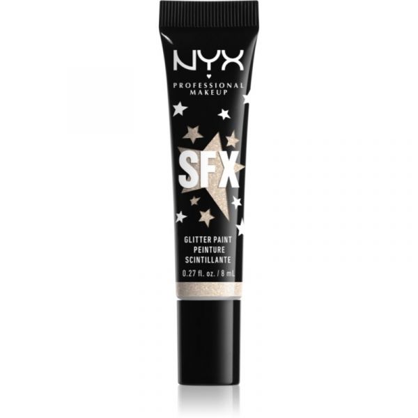 Nyx Professional Makeup Halloween Glitter Paint Glitter para o Rosto e Corpo Tom 02 Broomstick Baddie 8ml