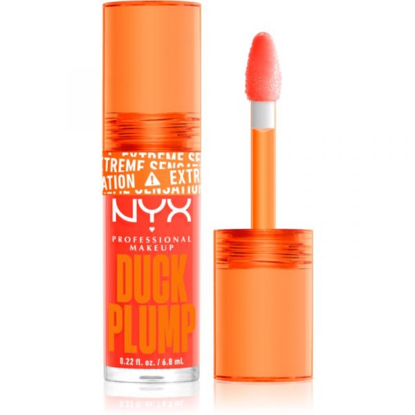 Nyx Professional Makeup Duck Plump Gloss com Efeito Aumentador Tom 13 Peach Out 7 ml