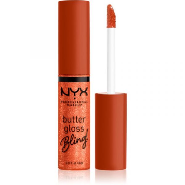 Nyx Professional Makeup Butter Gloss Bling Gloss Brilhante Tom 06 Shimmer Down 8ml