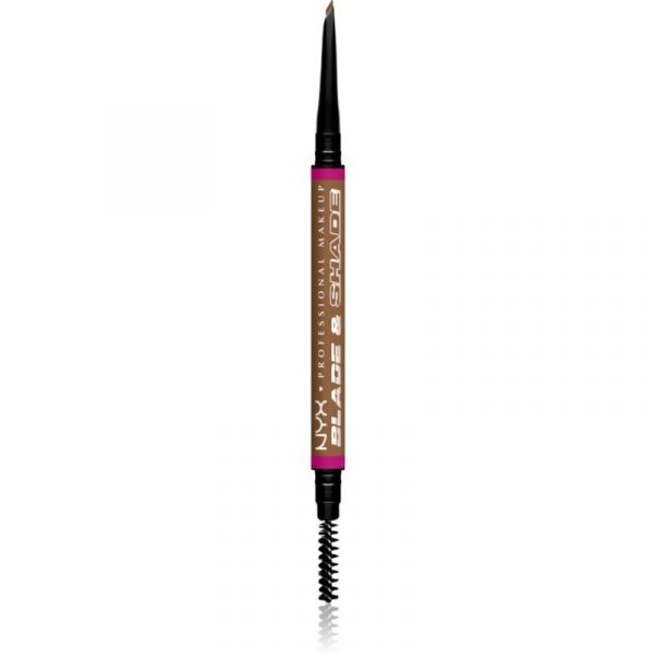 Nyx Blade & Shade Lápis de Sobrancelhas com Escova Tom 02 Blonde 0.06g