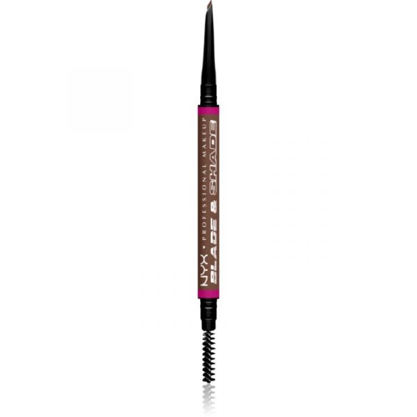Nyx Blade & Shade Lápis de Sobrancelhas com Escova Tom 08 Chocolate 0.06g