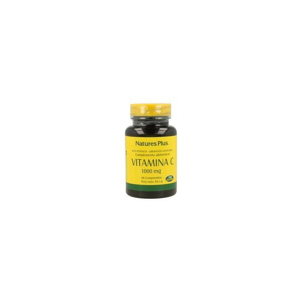 Nature's Plus Super Vitamina C e Quadril de Rosa 60 Comprimidos de 1000mg
