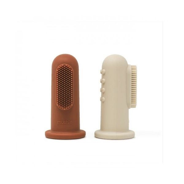 Mushie 2 Escovas de Silicone Clay/Shifting Sand