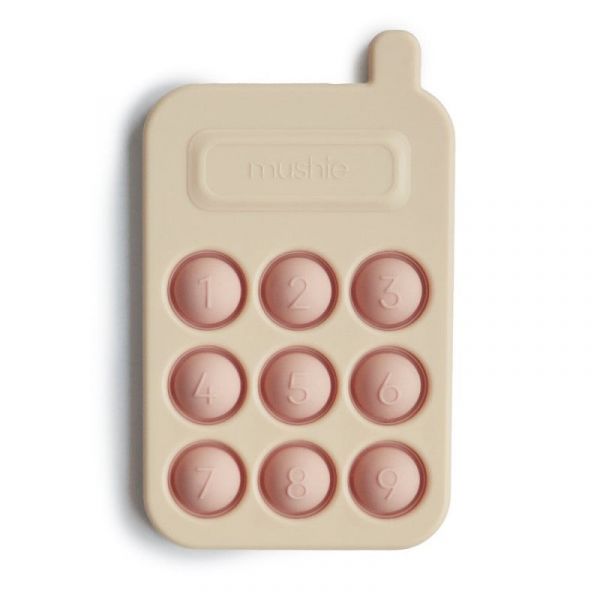 Mushie Brinquedo Sensorial Telemóvel Blush