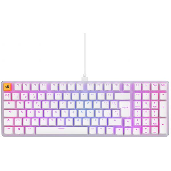 Glorious Teclado GMMK 2 Full-Size Branco - Fox switch (ES) - 96-FOX-ISO-W-ES