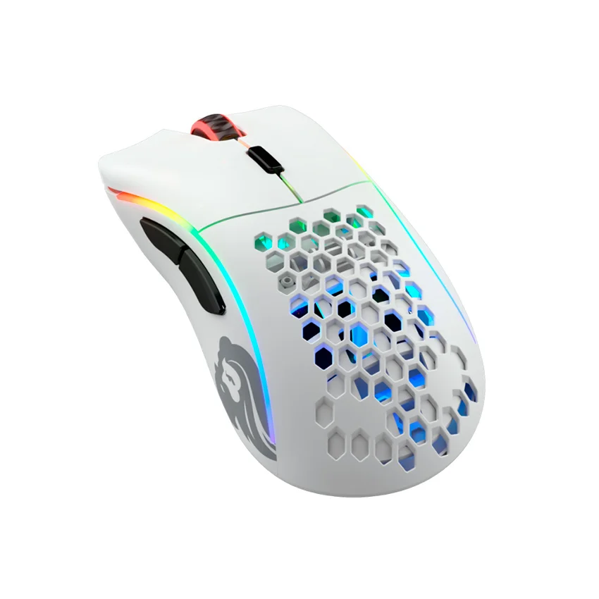 Rato Óptico Glorious PC Gaming Race Model D Wireless Branco