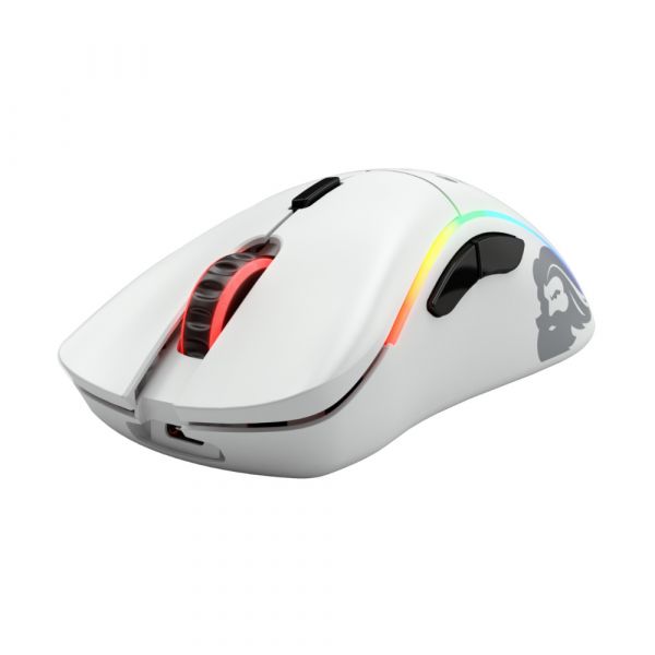 Glorious PC Gaming Race Model D- Wireless Branco - GLO-MS-DMW-MW