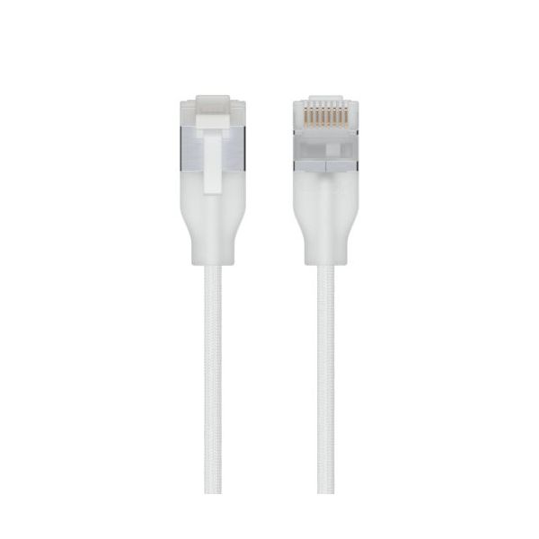 Ubiquiti UACC-CABLE-PATCH-EL-C6A-5M-W Cabo de Rede RJ-45 CAT6A 10Gbps 5m White Etherlighting
