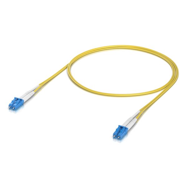 Ubiquiti UACC-OFC-S2-LULU-1M-50 Cabo Fibra Ótica OS2 LC/LC 1m Amarelo
