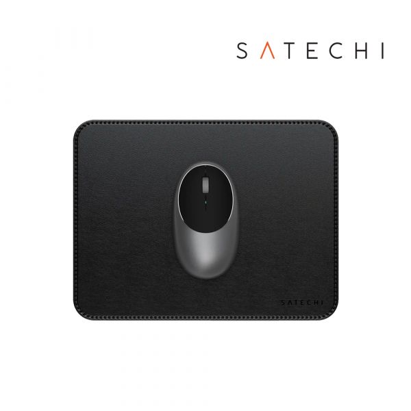 Satechi Premium Mouse Pad 9.8"x7.5" Vegan Leather Black