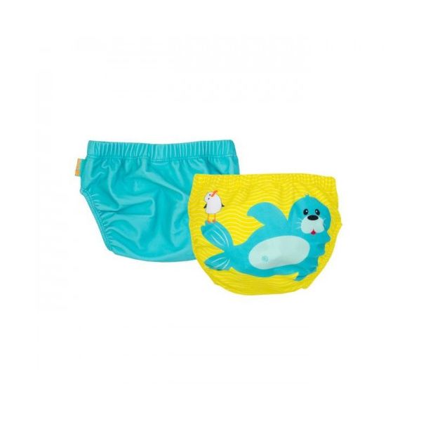 Fraldas Natação Zoocchini UPF50+ Foca 6-12M 2 unidades