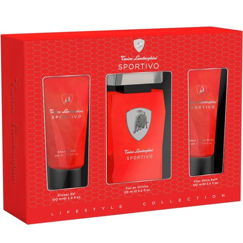 Sportivo Gift set EDT 125 ml, shower gel 100 ml and After Shave Balsam (after shave balm) 100 ml