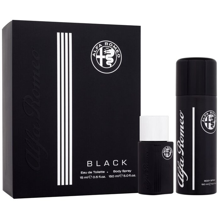 Black Gift Set EDT 15 ml and Body Spray 150 ml