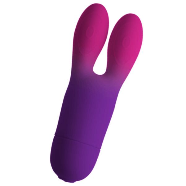 Rocks-Off Glo-girl Bunny Purple Flexible Vibrator