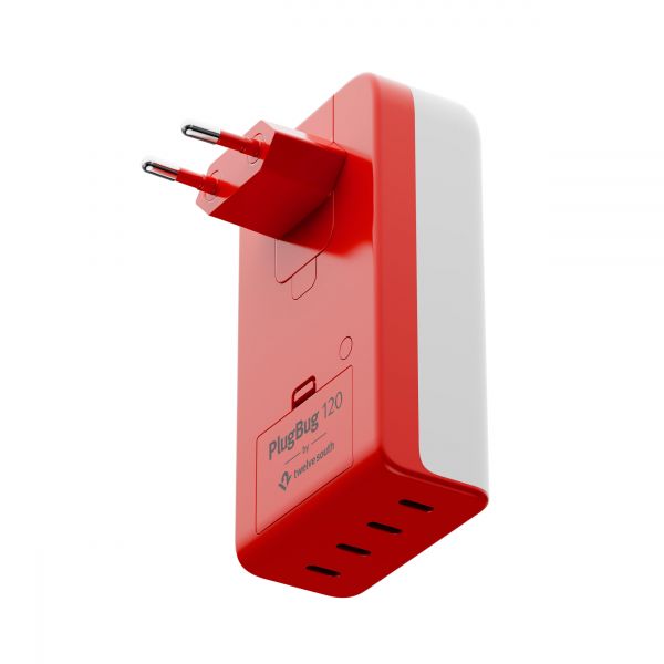 Twelve South TS-2446 PlugBug Carregador de Parede 120W USB-C com Find My e GaN