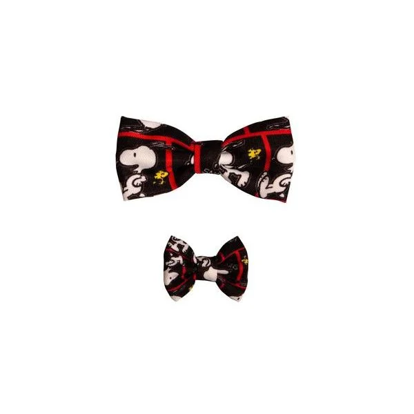 Zooz Pets Laço Film Black Oficial Snoopy XS/S