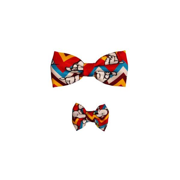 Zooz Pets Laço Zig Zag Oficial Snoopy M/L