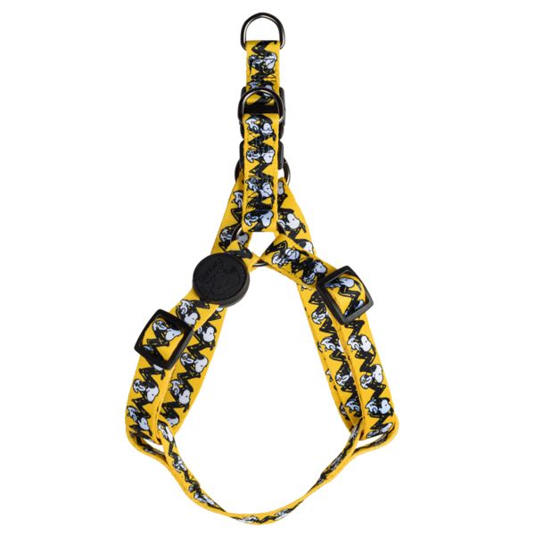 Zooz Pets Peitoral Step In Charlie Brown Yellow Oficial Snoopy L