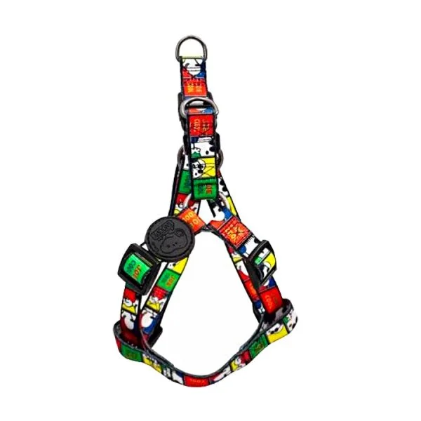 Zooz Pets Peitoral Step In Joe Cool Oficial Snoopy XS