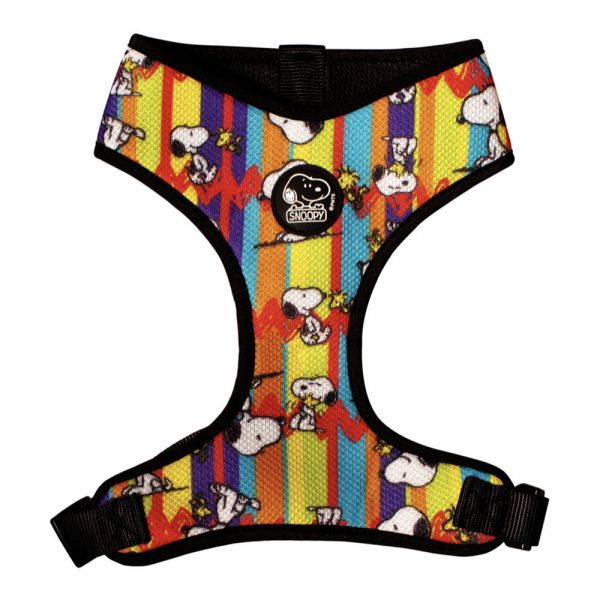 Zooz Pets Peitoral Mesh Snoopy Stripe