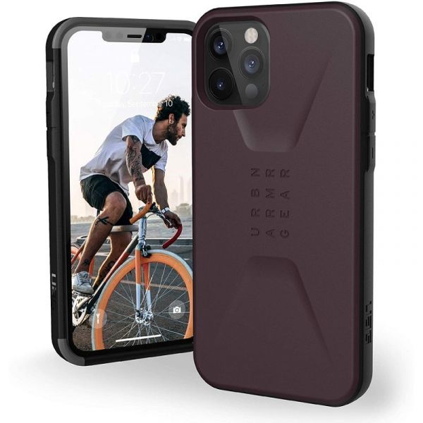 Urban Armor Gear UAG Civilian Capa Eggplant para iPhone 12/12 Pro