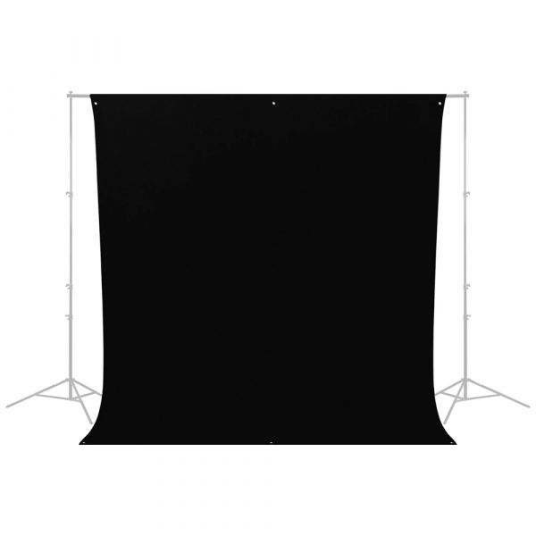 Westcott Fundo de Estúdio em Tecido Black (2.7 X 3m) - WESTCOTTD230851
