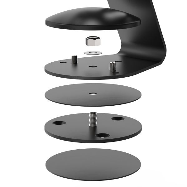 Compulocks SWBB Base Giratória para Core Stand Preta