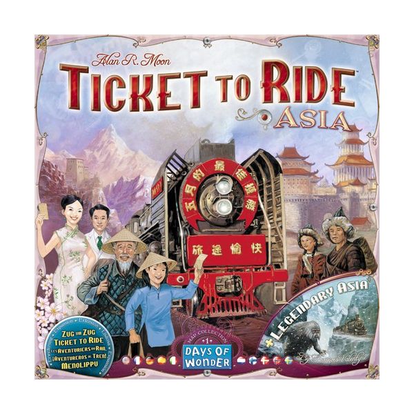 Days of Wonder Jogo Tabuleiro Ticket to Ride - Asia