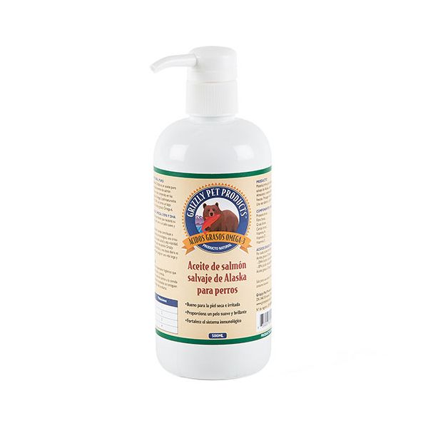 Grizzly Complemento Nutricional Óleo de Salmão 500ml